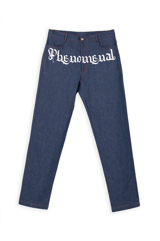 Phenomenal Cotton Denim Printed Jeans