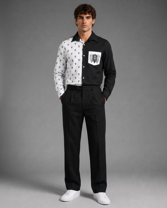 Phenomenal Colorblock Cotton Oxford Shirt